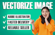 vectorize image, fix logo, clean up png to ai, svg, eps