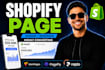 clone shopify landing page design, product page in replo, gempages, or pagefly