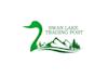 design suitable swan lake trading post logo