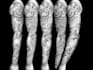 do  realistic tattoo design, full sleeve tattoo art