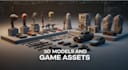 create 3d model for game assets in unreal engine and unity