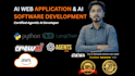 develop ai website, ai chatbot, ai web application, ai software development