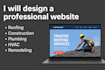 build a professional roofing contractor website with SEO