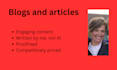 write you an engaging blog