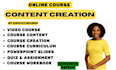 prepare course content course development course creation lesson plan