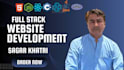 build full stack sites using HTML CSS js and python etc