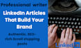 write a humanised and SEO optimised linkedin article or post for professionals
