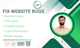 fix php bugs, errors and website issues professionally