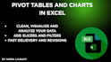 create pivot tables and charts in excel