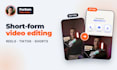 be your short form video editor with motion graphics
