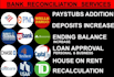 reconcile bank statement PDF to editable format