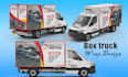 box trailer wrap design, van wrap design, vehicle wrap design, car wrap