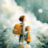 watercolor children book illustration