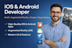 develop ios ar app and flutter react native mobile apps