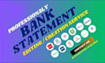 reconcile bank statement PDF to editable format