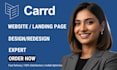 carrd website carrd website design carrd website redesign carrd landing page
