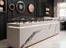 setup 3d watch showroom interior, shop layout, boutique render,storefront design