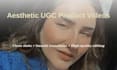 create aesthetic and engaging ugc videos