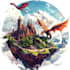 design fantasy game logo