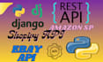 create a rest or soap API for shopify, amazon sp, ebay, and ecommerce automation