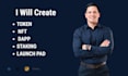 create token, smart contract, dex, presale, staking, web3 dapp, four meme