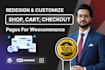 redesing and customize your woocommerce cart, checkout, and payment pages