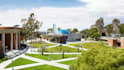 design a realistic 3d planetarium, observatory, or space exhibition hall
