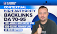 create high da contextual backlinks niche related SEO websites