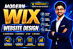 design wix website, redesign wix website, business website and landing page