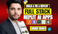 build and fix replit ai full stack websites using vibe coding
