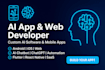 be your ai software developer, web application, website development mobile app