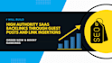 create saas backlinks from high DR b2b and software blogs