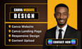 canva website design canva landing page canva website canva