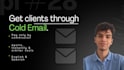 run a cold email outreach campaign comission based
