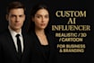 create a custom ai virtual influencer or digital model for your brand