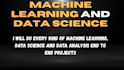 do machine learning, data science, data analysis end to end project using python