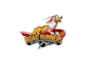 design classic wheelchair basketball team logo