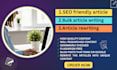 write bulk articles and SEO blog posts