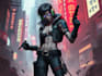 create cyberpunk character art