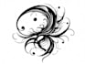 custom an abstract black tattoo design
