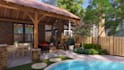 design your yard, garden, patio, pool with 3d rendering