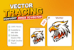 do vector tracing, vectorize logo, convert image to vector