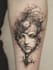 custom an abstract black tattoo design