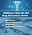 write research based health and wellness SEO articles and blog posts