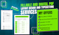design digital fillable PDF forms with a clean layout