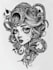custom an abstract black tattoo design