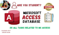 develop ms access database assignments and projects