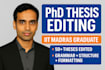 professionally edit and proofread your phd thesis or masters dissertation