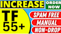 increase majestic tf cf 55 plus with powerful backlinks