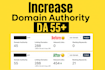 increase da 45 plus moz da increase of your website